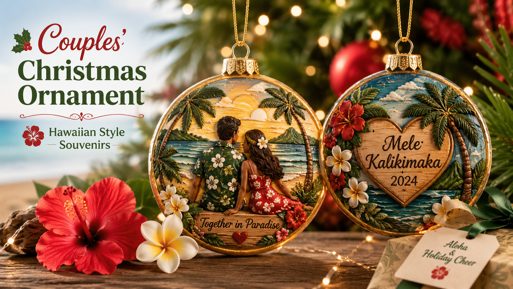 Couples' Christmas Ornament