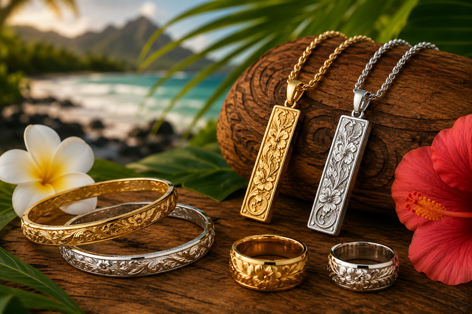 Matching Hawaiian Jewelry