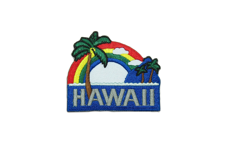 thumbnail image 2 of ID 1770B Leaning Palm Tree Patch Tropical Beach Embroidered Iron On Applique 2 of 9