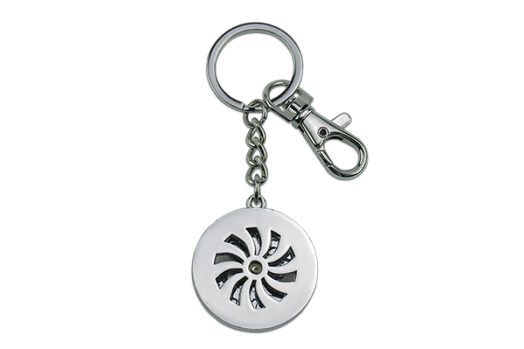 Hula Pineapple Spinner Keychain