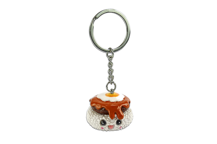 Loco Moco Keychain