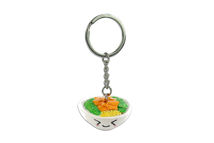 Poke Bowl Keychain