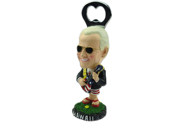 President Biden with Ukulele Bottle Opener