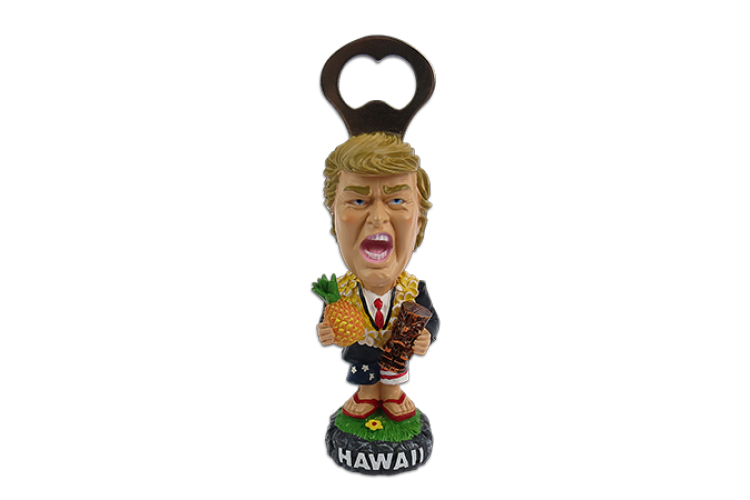 Trump with Pineapple Bottle Opener