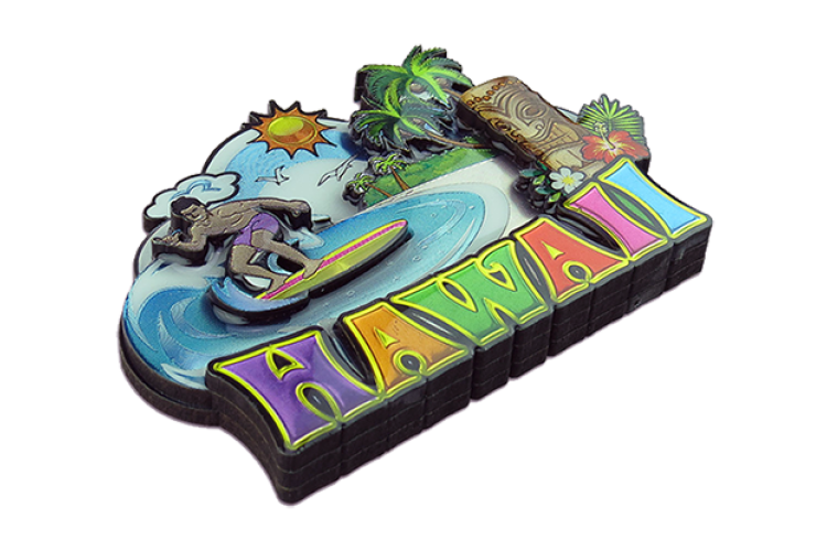 Epoxy Surfing Magnet