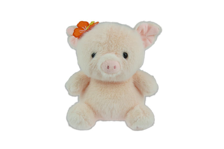 Sitting Pig Plush