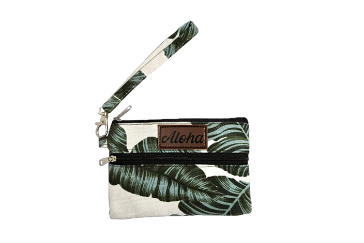 Palm Breeze Small Wristlet